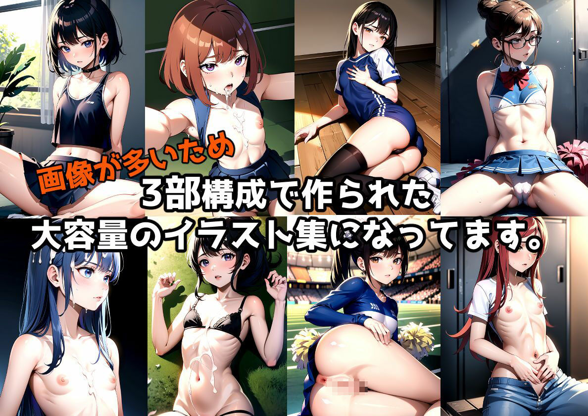 貧乳女子学生の青春を白濁に染めた話