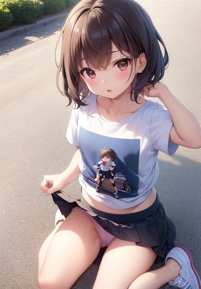 ロリッ娘 ストリートスナップ 〜スカートめくれ上がり〜