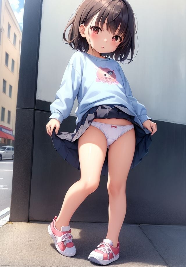 ロリッ娘 ストリートスナップ 〜スカートめくれ上がり〜