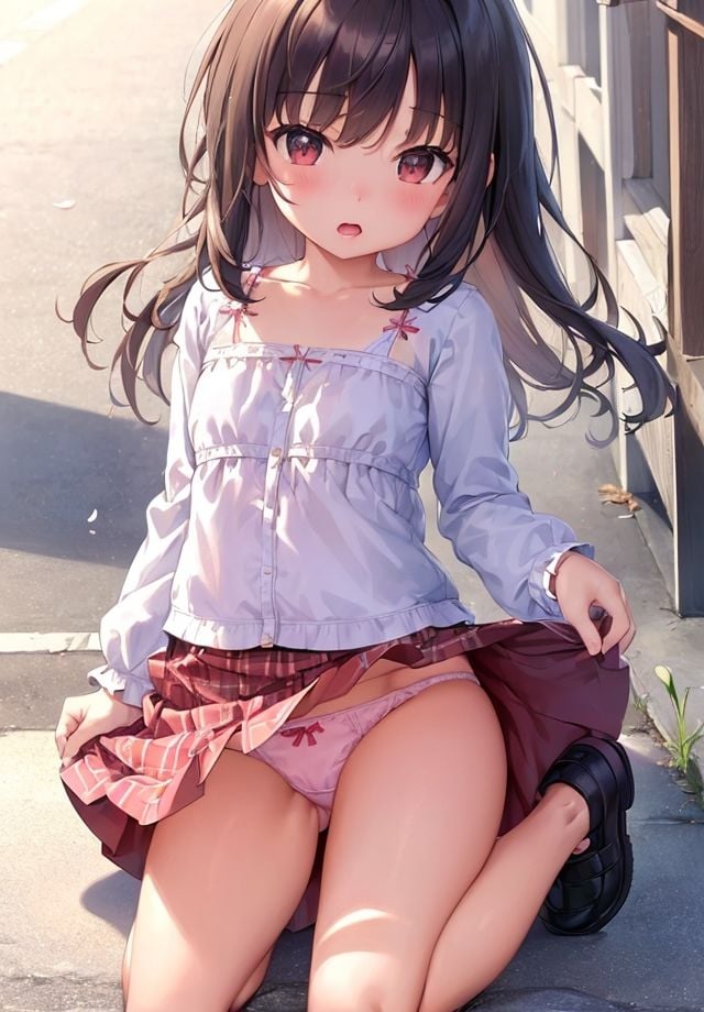 ロリッ娘 ストリートスナップ 〜スカートめくれ上がり〜