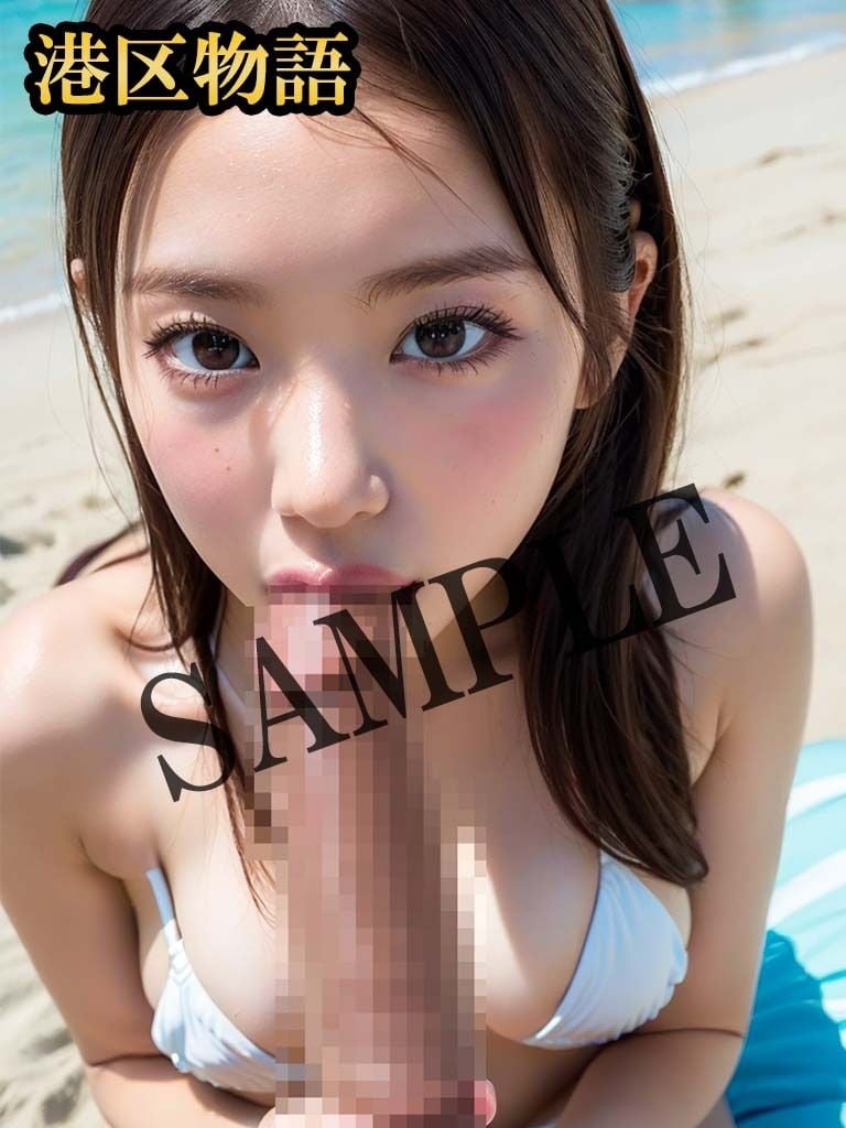 女子校生とビーチで乱交！？