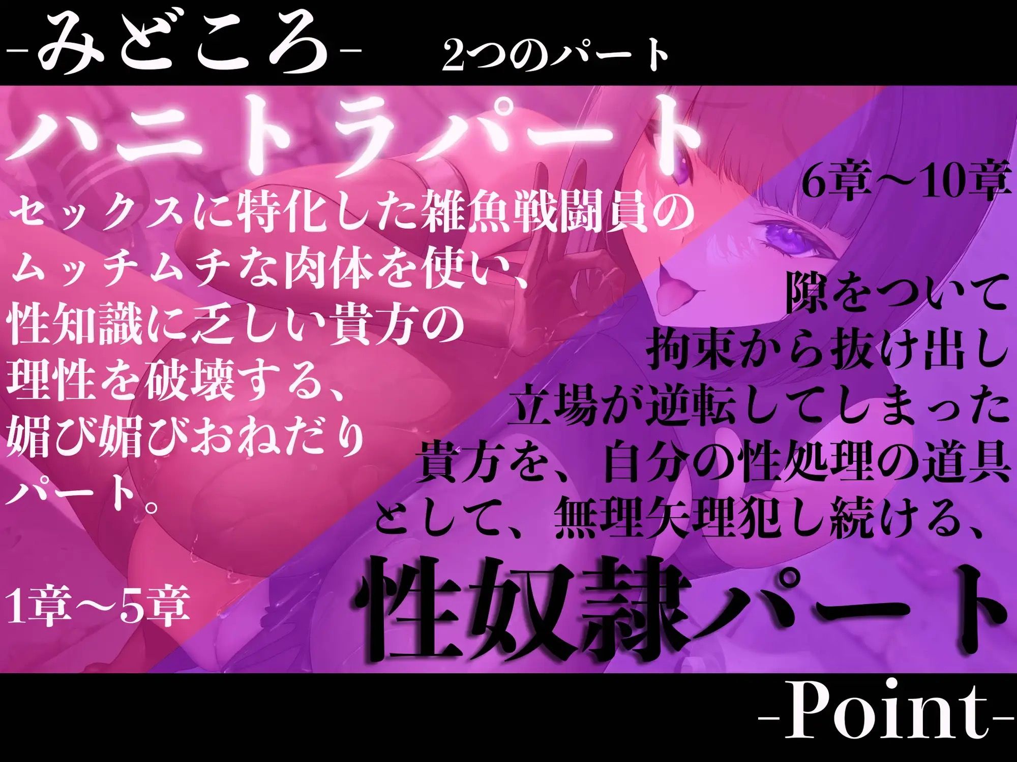 【逆レ●プ】【ハニトラ】悪の女雑魚戦闘員、ハニトラ脱獄計画〜童貞監査官の貴方を堕とす媚び媚び誘惑セックス〜