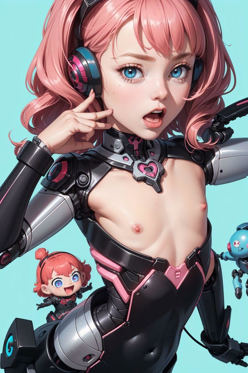 機械化少女生身じゃないから恥ずかしくないもん