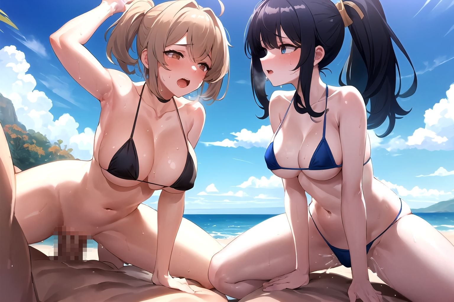 南国のビーチに行ったらみんな発情していて凄かった件について