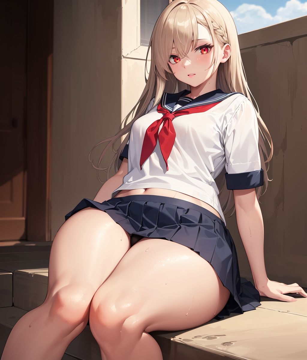 お尻とパンティー見せてもらえませんか？2