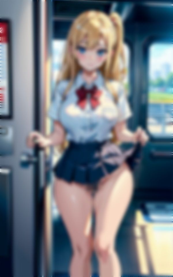 春から女子大生と通学！ピンクの乳首とパンチラでおじさんを誘惑！Fカップ