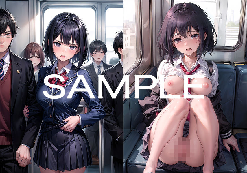 いつも電車にいる女子校生がエロすぎたので、痴●電車でメチャクチャに・・・？