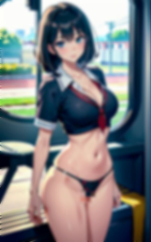 制服から溢れる...たわわ
