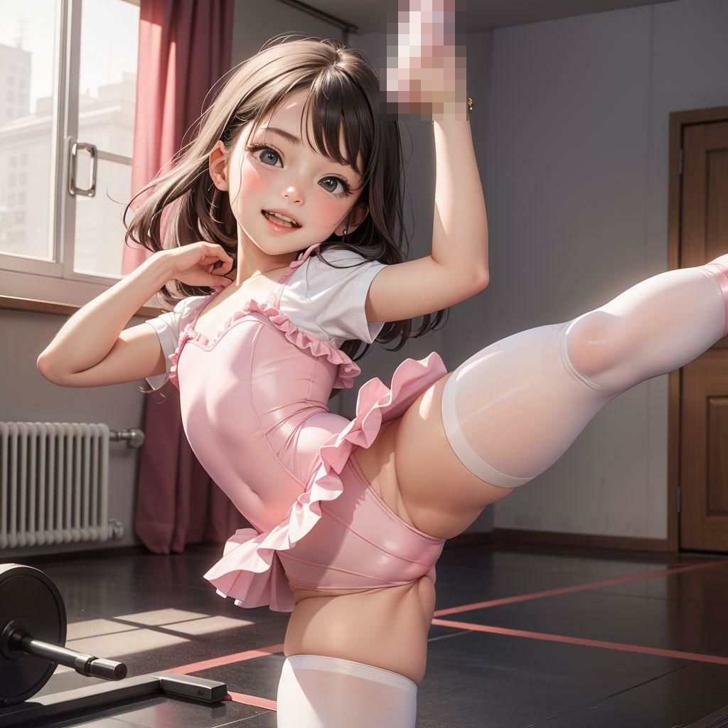 ち○ちゃなお尻のバレリーナ