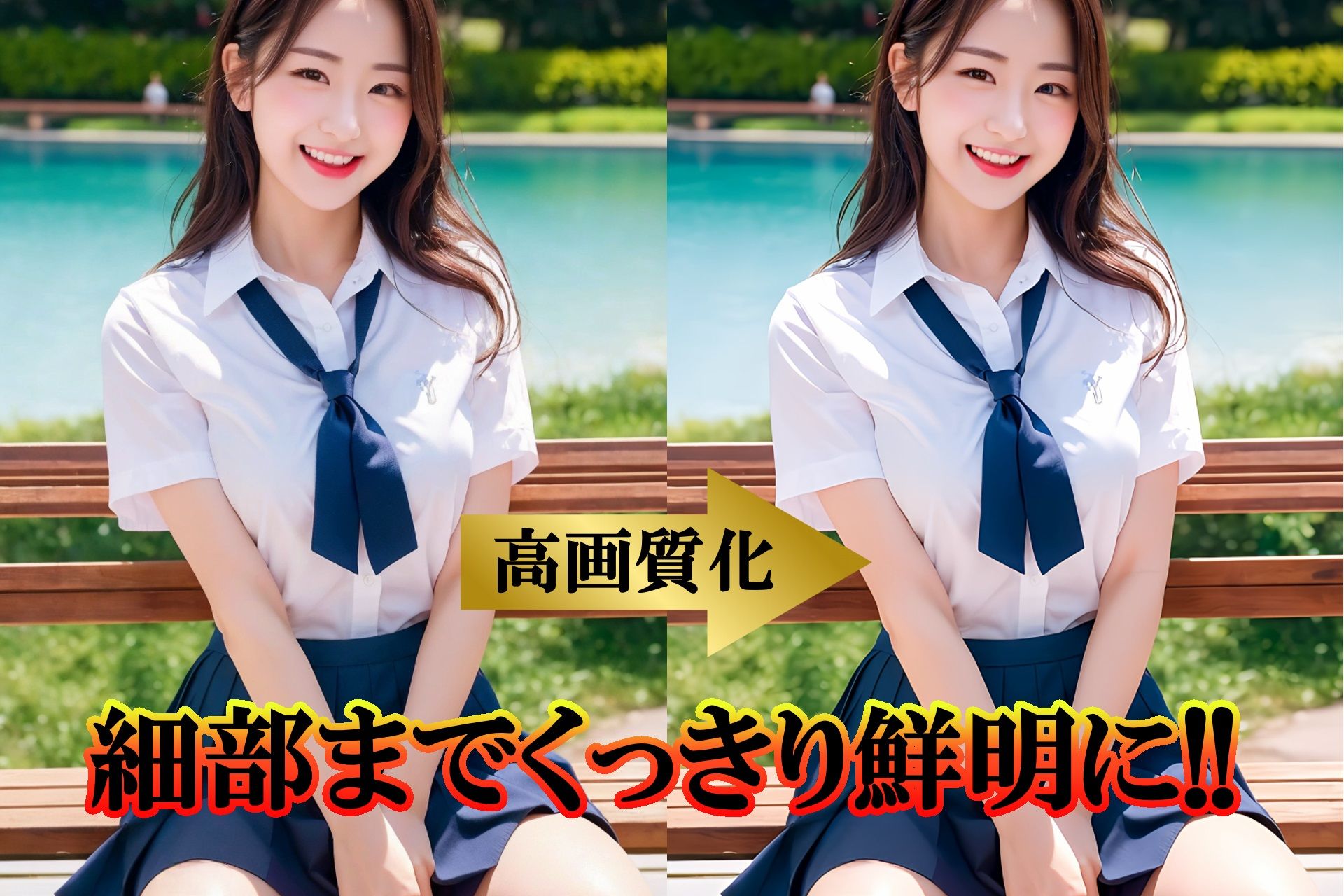 女子校生の大胆野外プレイ