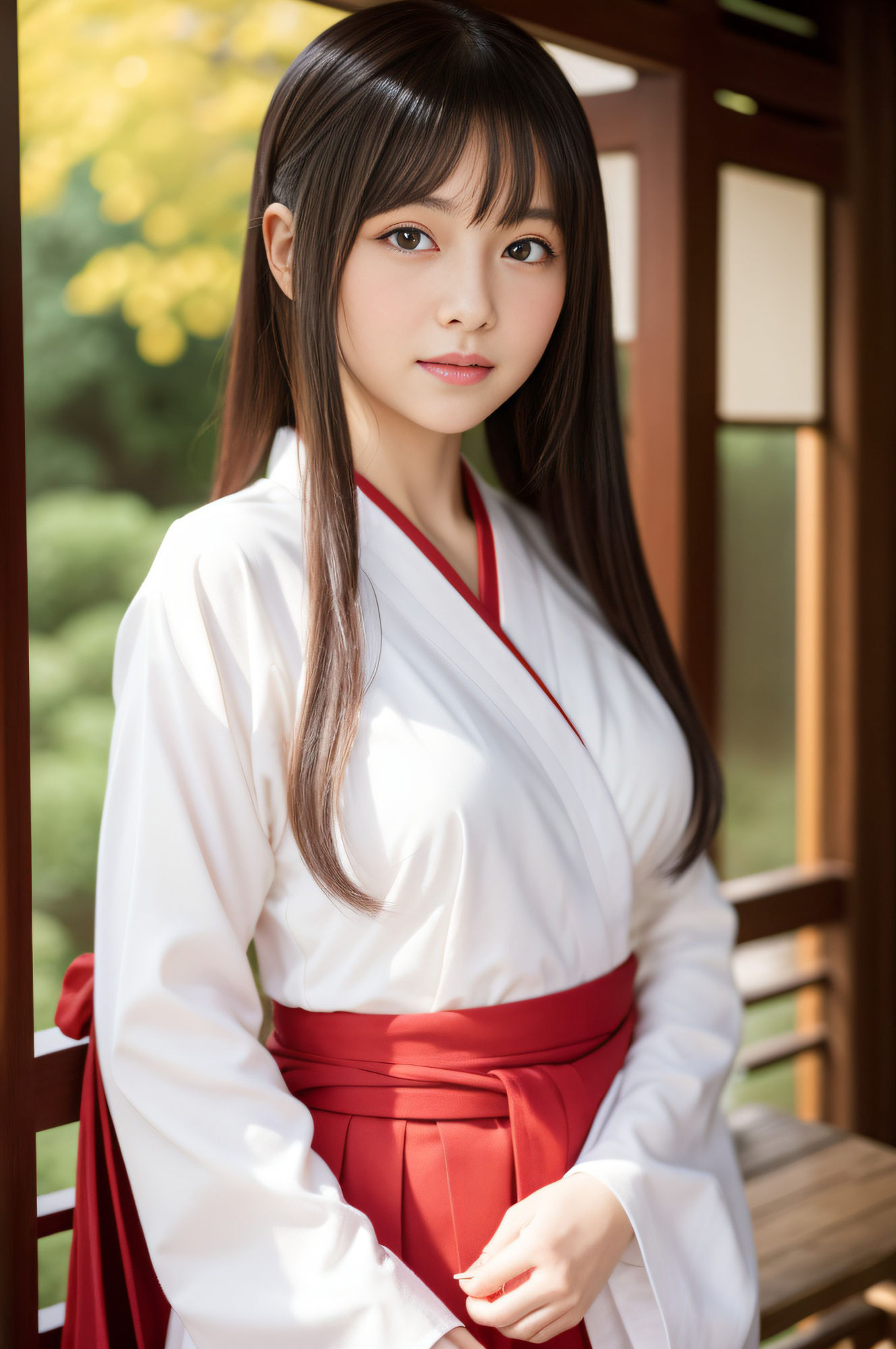 清楚な巫女さん 〜清らかな袴美女にうっとり〜 【145枚】