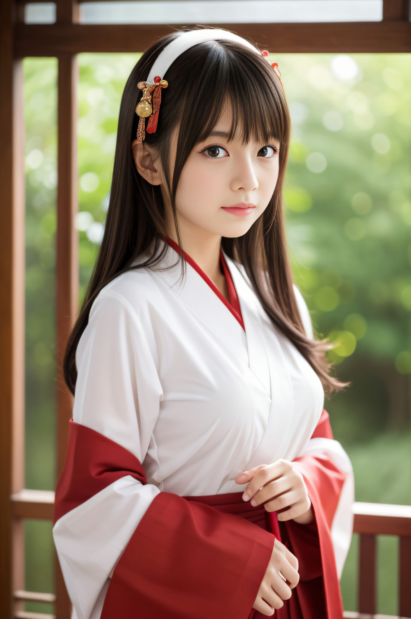 清楚な巫女さん 〜清らかな袴美女にうっとり〜 【145枚】