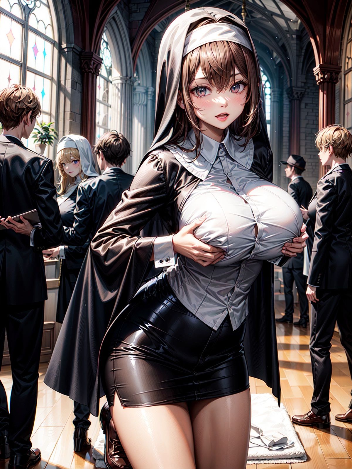 シスターと教会でやりたい放題