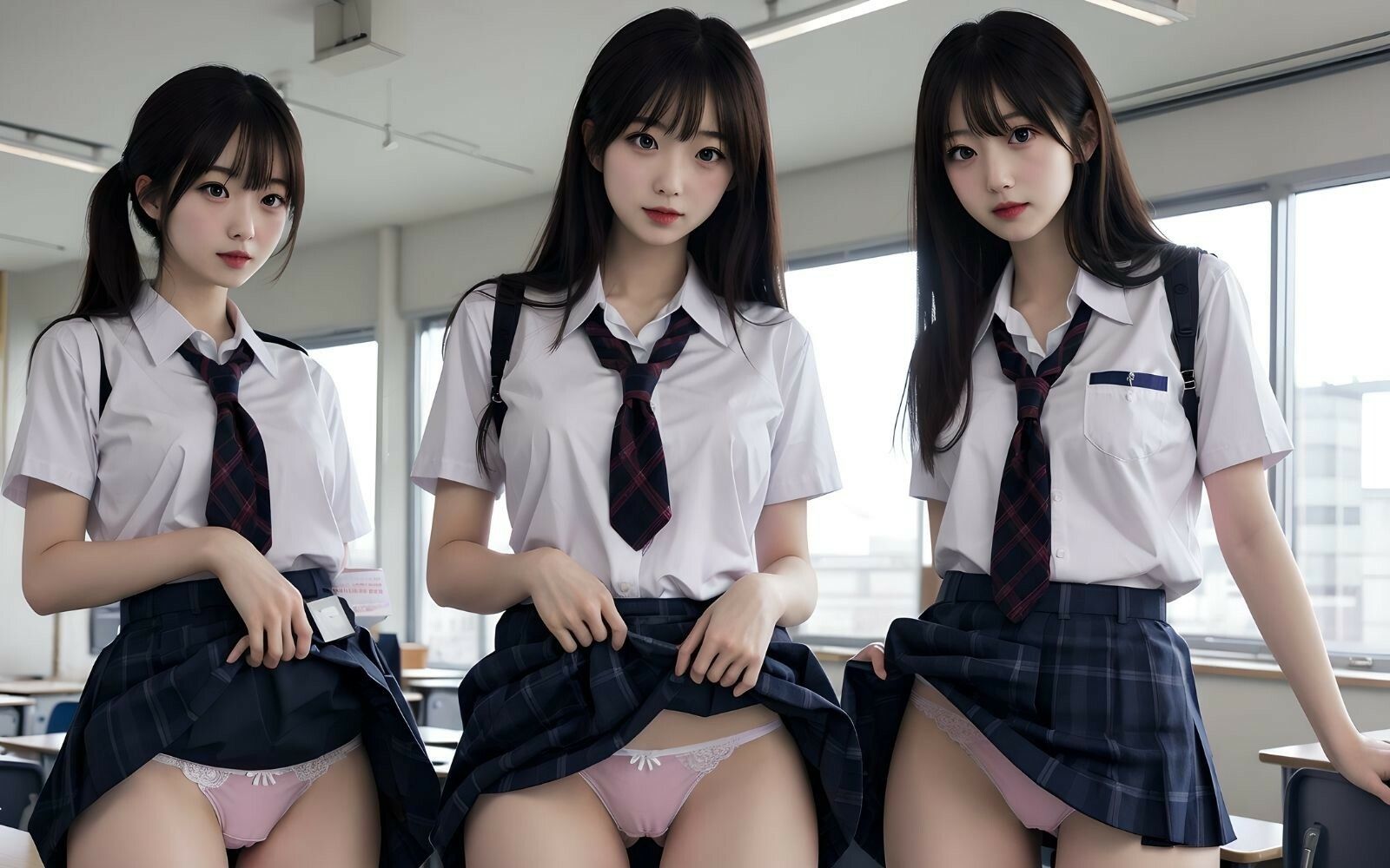 女子校生のハーレム学園