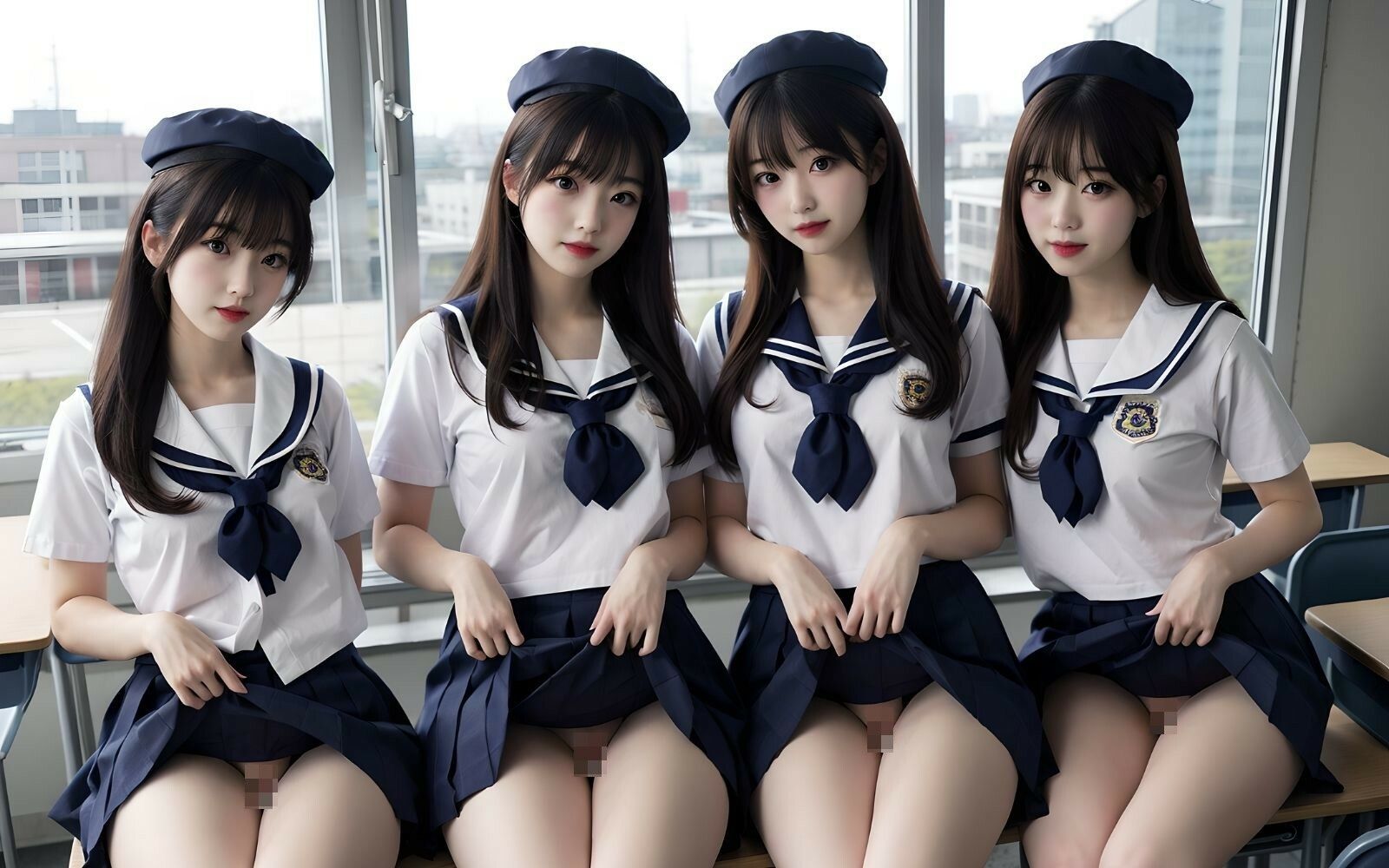 女子校生のハーレム学園