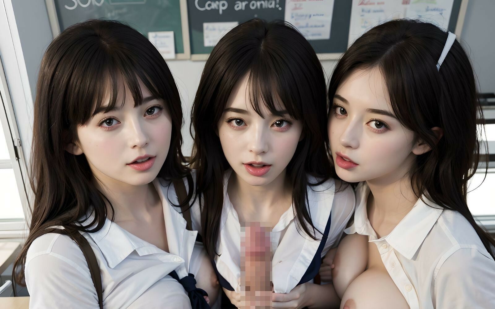 女子校生のハーレム学園