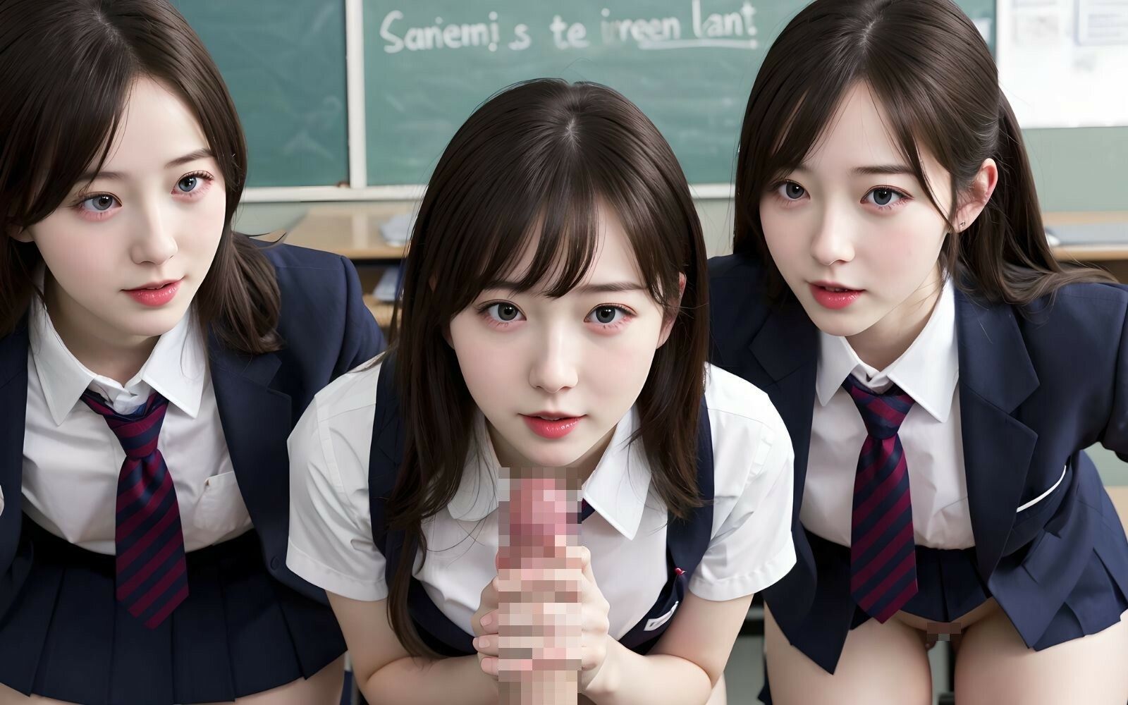 女子校生のハーレム学園