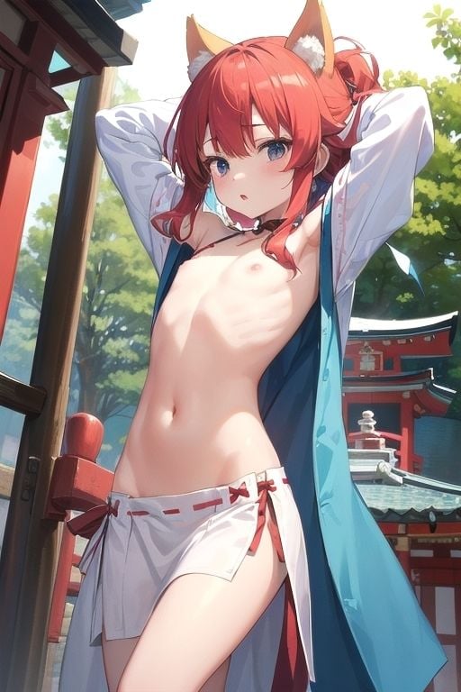 田舎のぺたんこケモ神様の村おこし