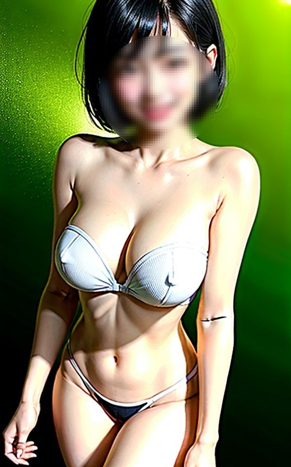 秘すれば花-水着に隠れた胸が露わに-