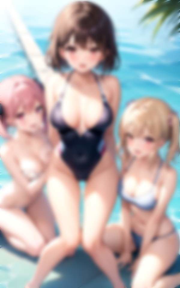 女学園水泳部 競泳水着はマイクロビキニ 激しい運動にポロり