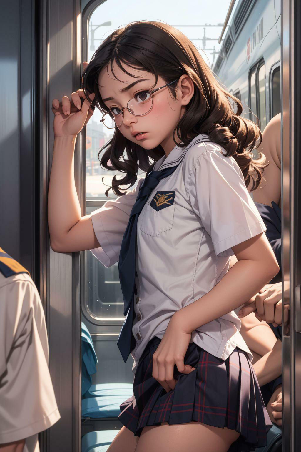 制服痴●触り放題