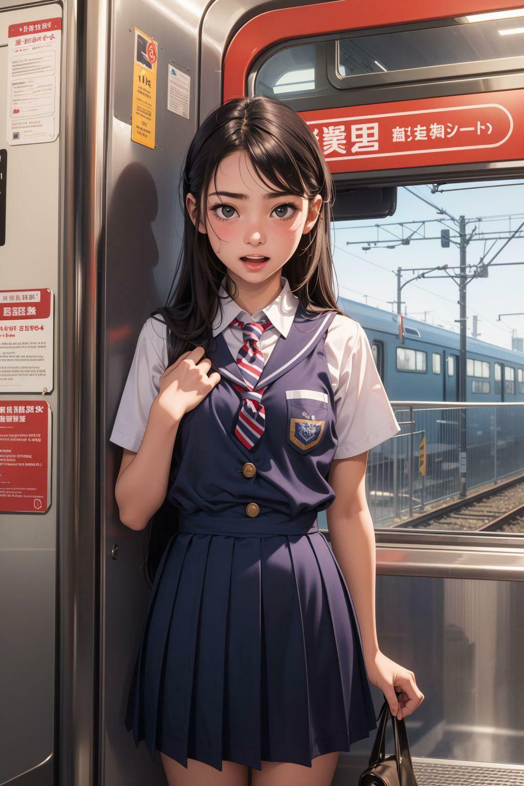 制服痴●触り放題