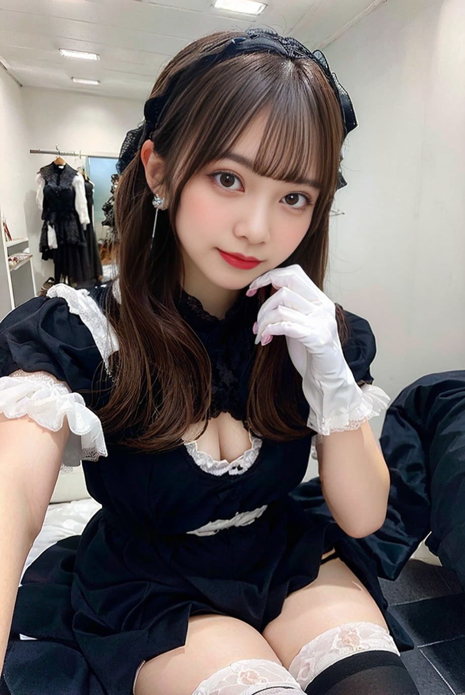 ゴスロリ娘のスカートの中身 パンチラ天国