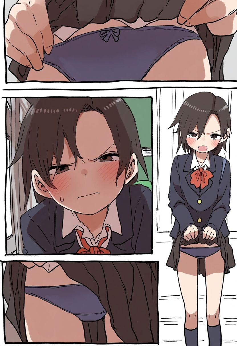 嫌な顔で恥じらいながらパンツを見せて欲しい 1: 学校と制服