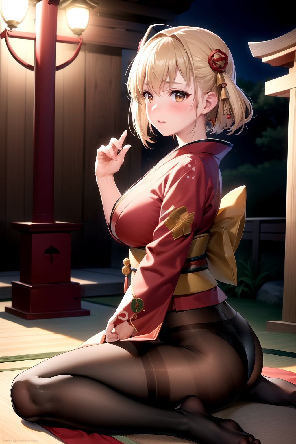 AIイラスト集 黒スト美人上司＃3