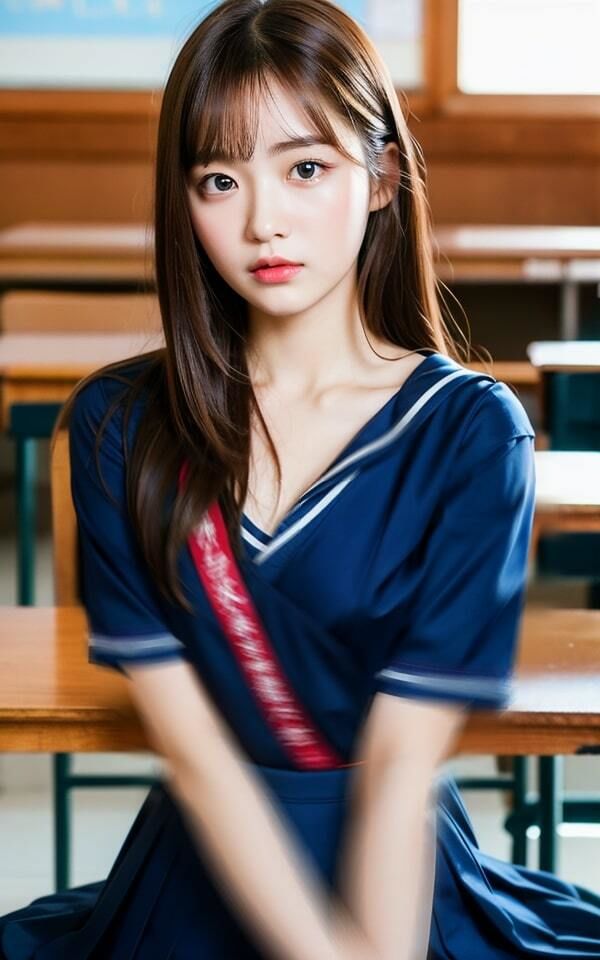 【地味っ娘】【まな板娘】ちっぱいなセーラー服〜放課後、アブナイ眼差し〜