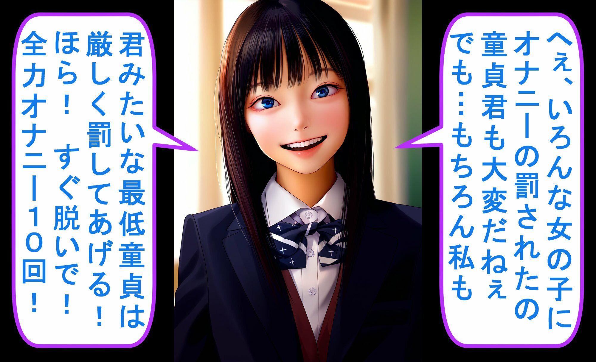 制服ロ○ータからの懲罰〜童貞強●オナニー責め〜 vol.2