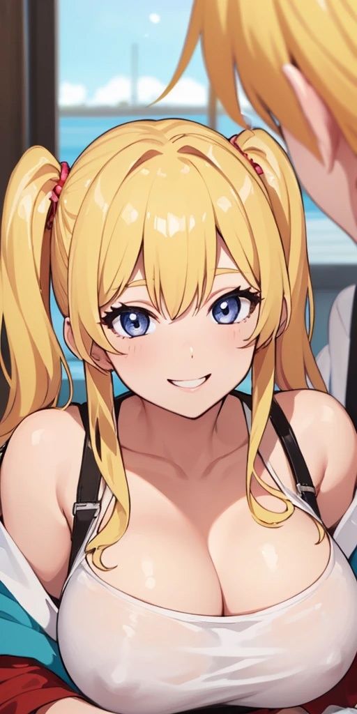 巨乳ブロンド美女【妄想イラスト美女図鑑vol.42】