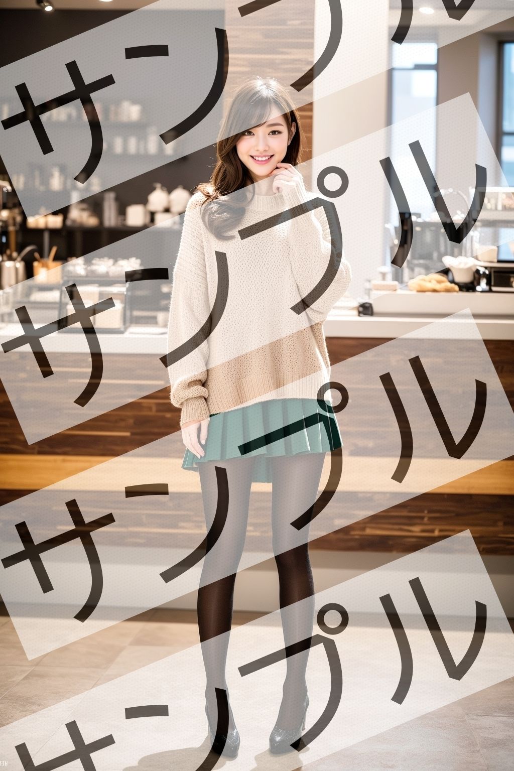 超高級ストッキングを履いた美人のお姉さん - Beautiful woman wearing ultra-luxury stockings -