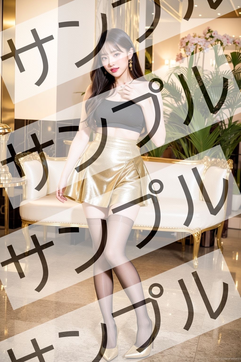超高級ストッキングを履いた美人のお姉さん - Beautiful woman wearing ultra-luxury stockings -