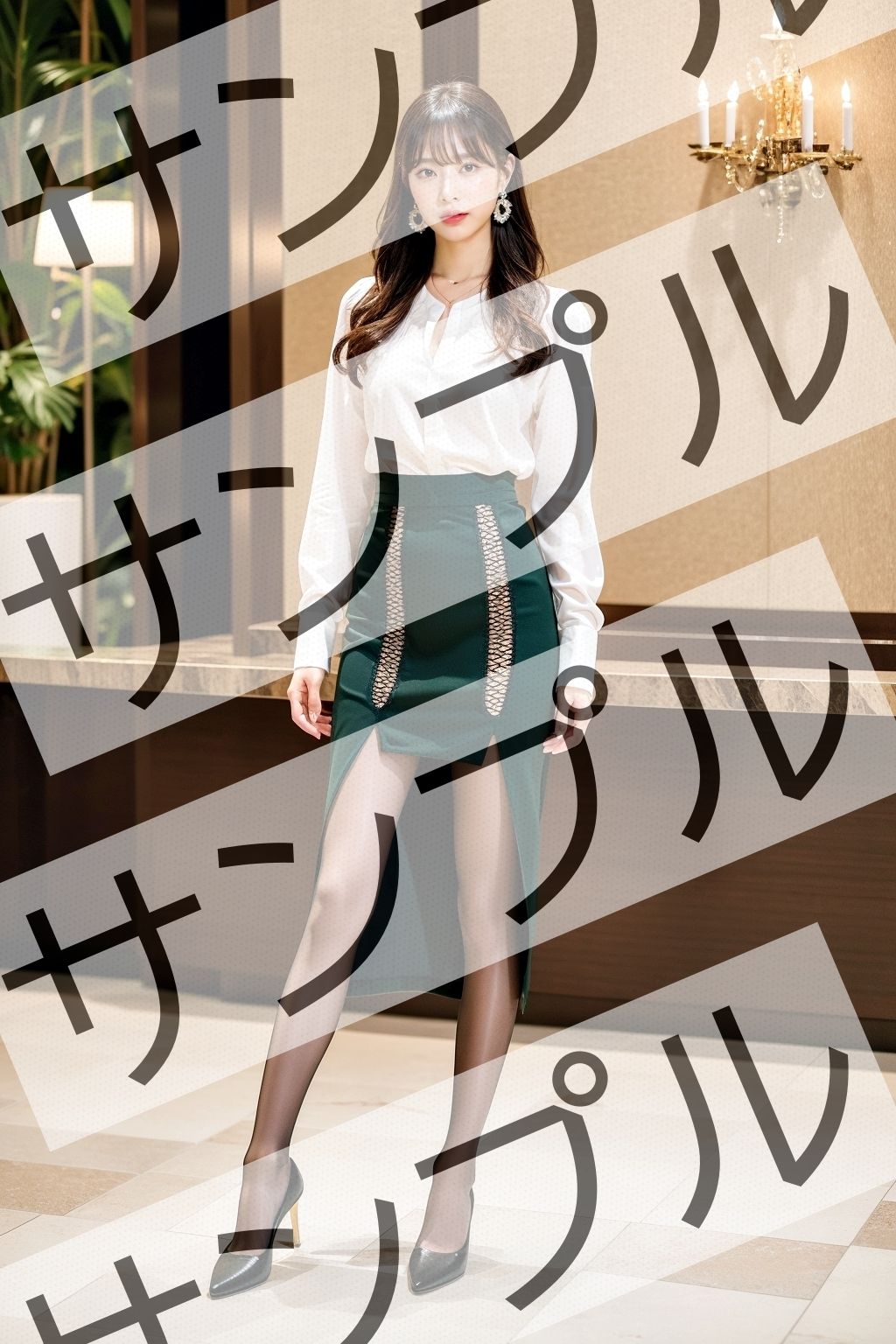 超高級ストッキングを履いた美人のお姉さん - Beautiful woman wearing ultra-luxury stockings -