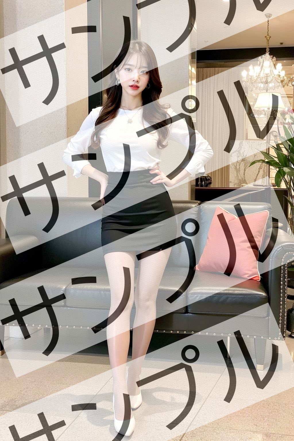 超高級ストッキングを履いた美人のお姉さん - Beautiful woman wearing ultra-luxury stockings -