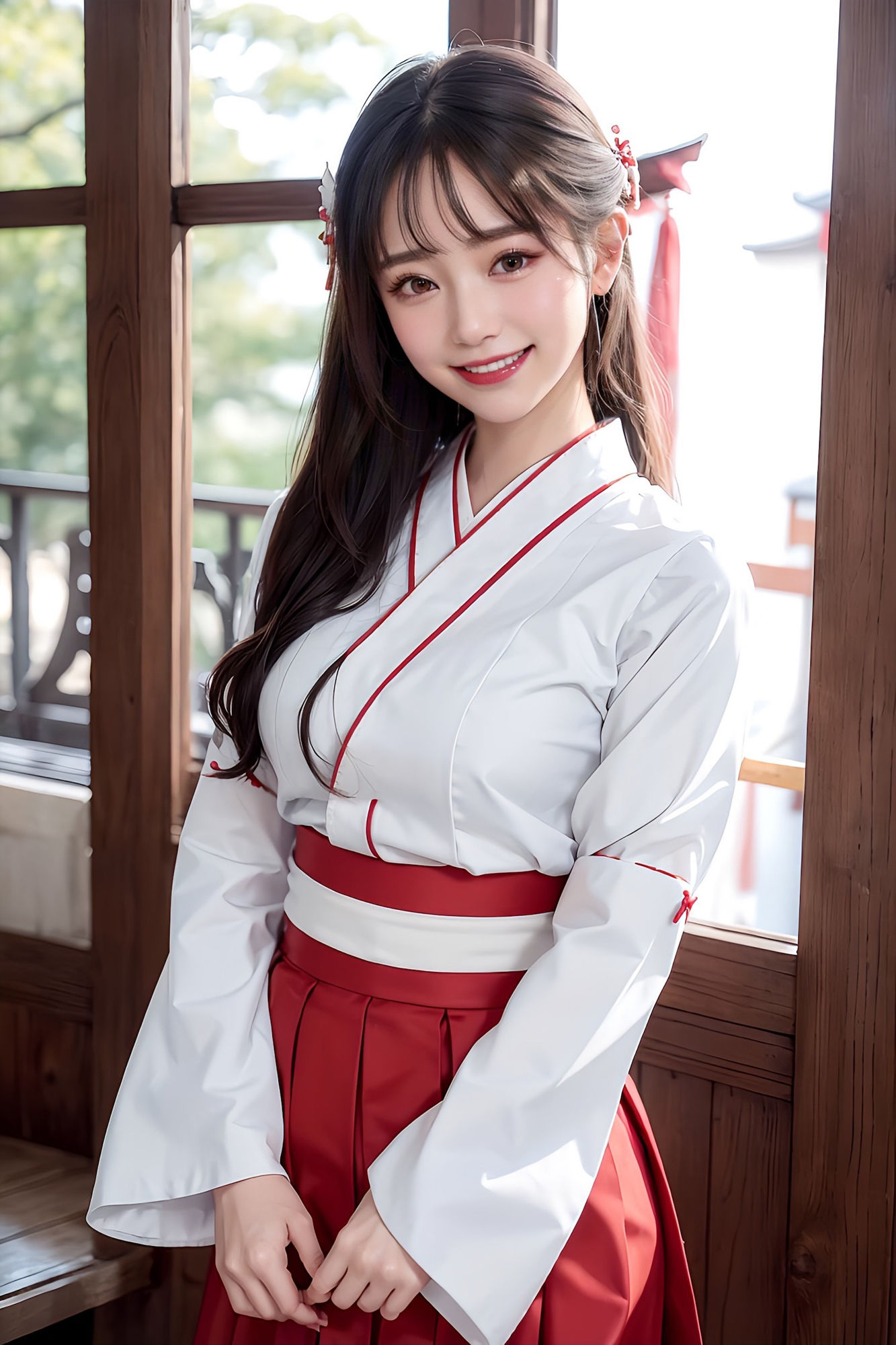 同級生の巫女と淫らな年越し