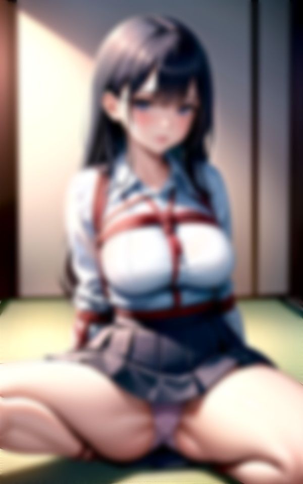 監禁●●●〜某有名女子校生を誘拐して拘束〜Fカップの童顔女子をパンチラ・・・