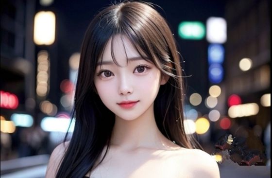 AI彼女〜モデル写真集《黒髪の清楚系お姉さん編 》