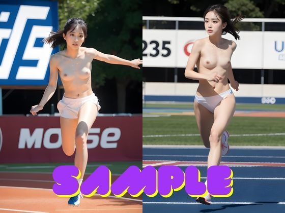 AI美女グラビア写真集 ドキッ！丸ごとトップレス 女だらけの陸上大会