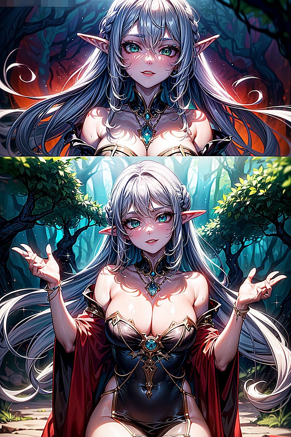 RPGの裏側 エルフ 破廉恥魔術