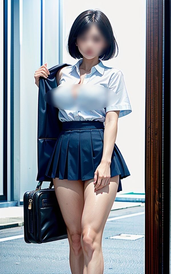 暑くて脱いじゃった！誰かに見られたらどうしよう…でも…