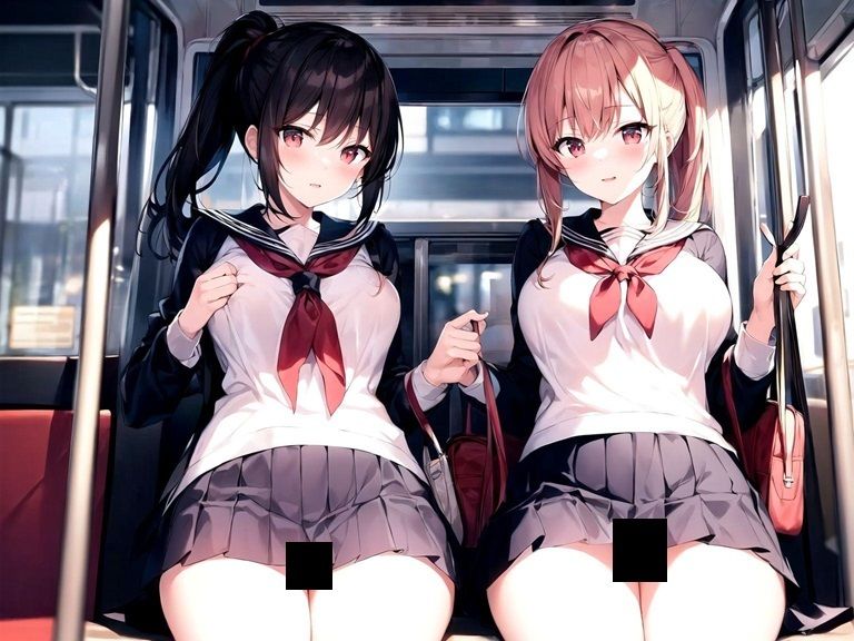 ノーパンノーブラ・露出学園の日常 冬服セーラー 編