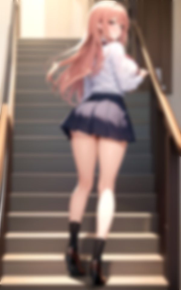 ギャルしかいない学園でパンチラ!階段の下で理科の先生が除きスペシャル!