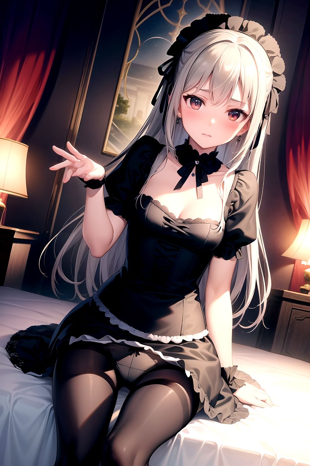 AIイラスト集 黒ストとゴシックロ○ータ＃1