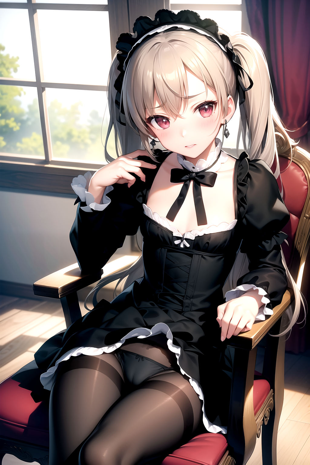 AIイラスト集 黒ストとゴシックロ○ータ＃1