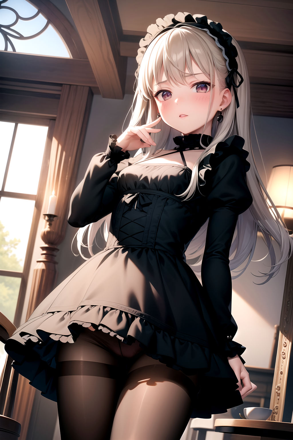 AIイラスト集 黒ストとゴシックロ○ータ＃1