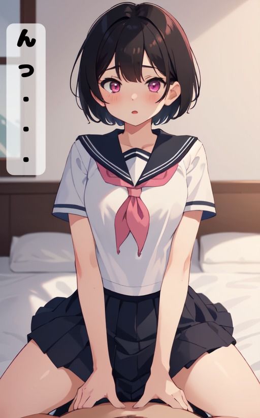 黒髪ショートJ×えっちCG集