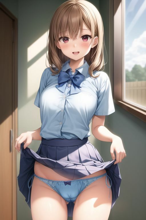 悪魔の生徒手帳_パンツを見せて朝の挨拶