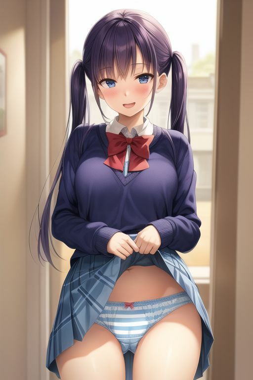 悪魔の生徒手帳_パンツを見せて朝の挨拶